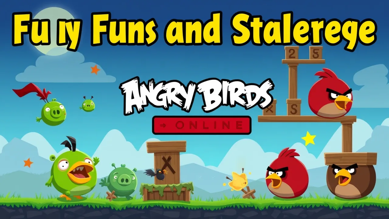 Experience Fun and Strategy with angry birds 2 online free image