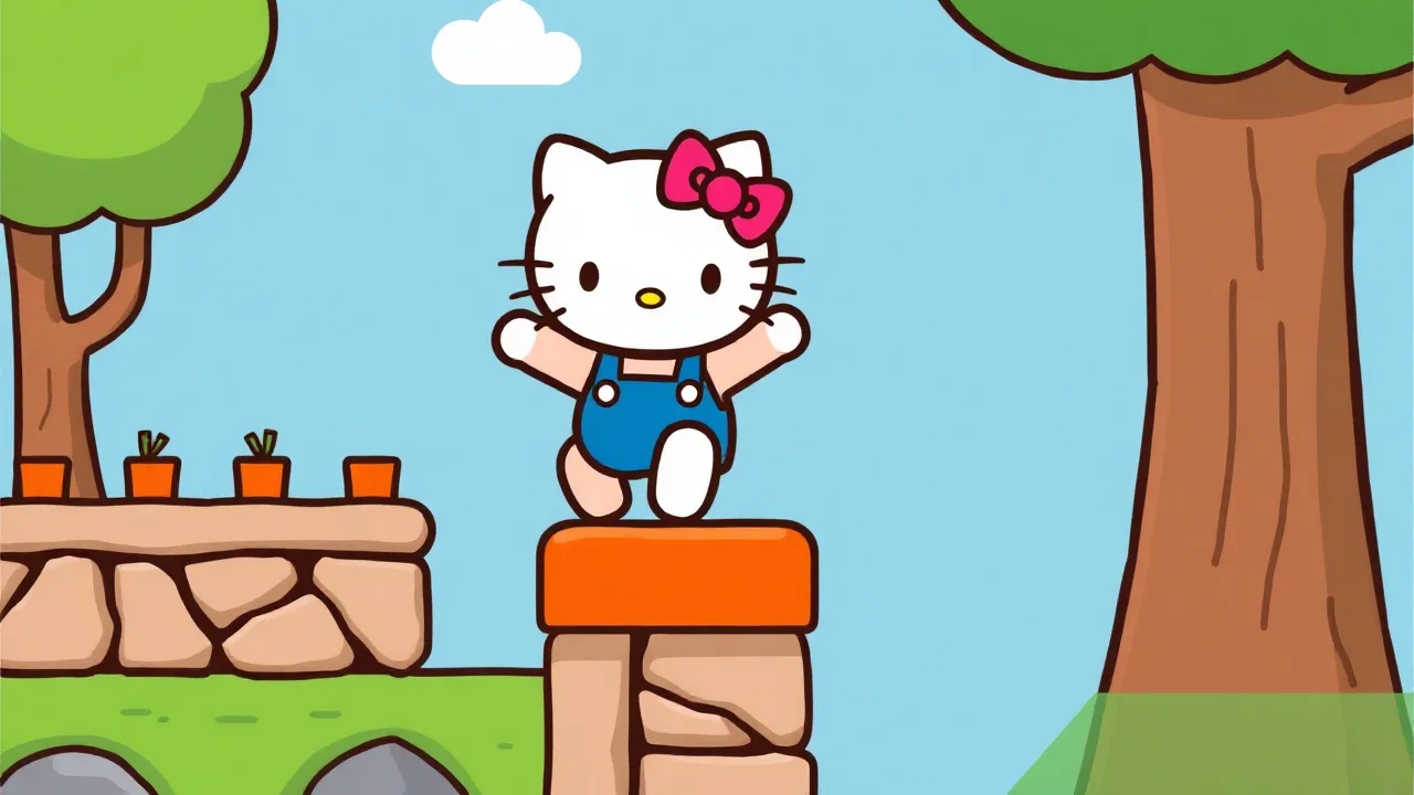 Jump into Fun with the hello kitty jumper game for Puzzles image