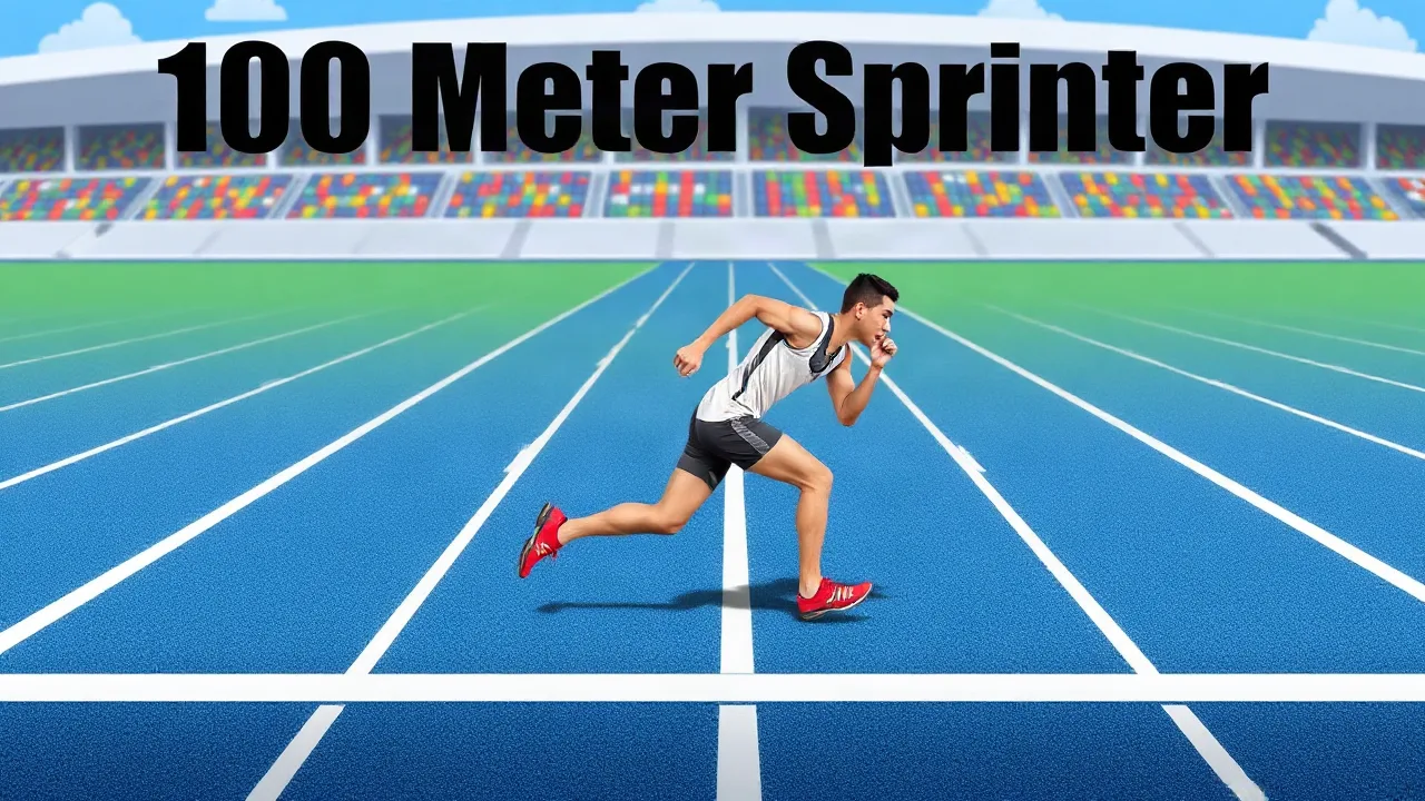 Experience Thrills with 100 Meter Sprinter Game Unblocked Online image