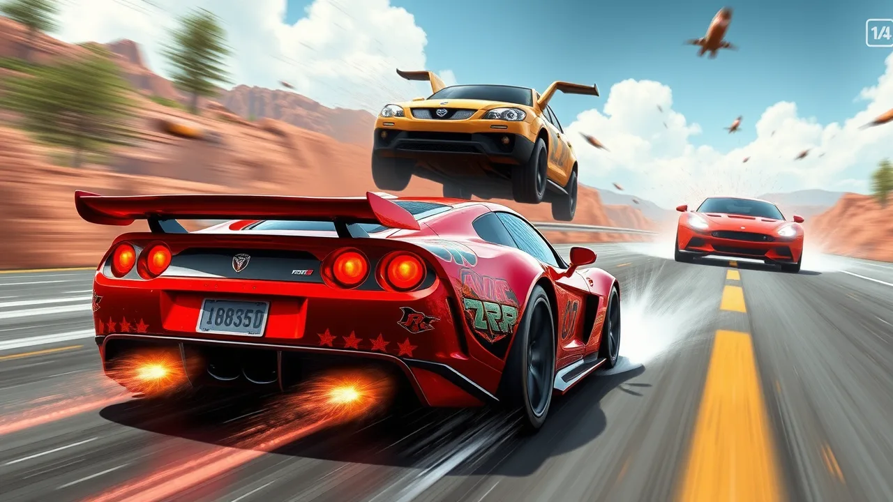 Experience the Thrill of Action in car eats car Game image