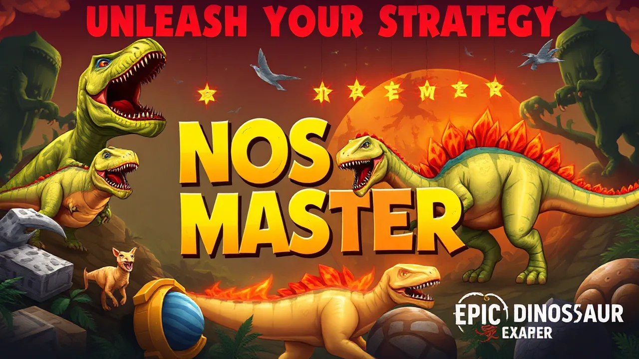 Unleash Your Strategy in dinosaur merge master for Epic Dinosaur image