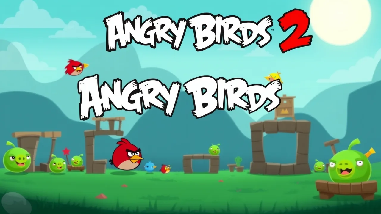 Experience Fun Challenges in angry birds 2 online Today image