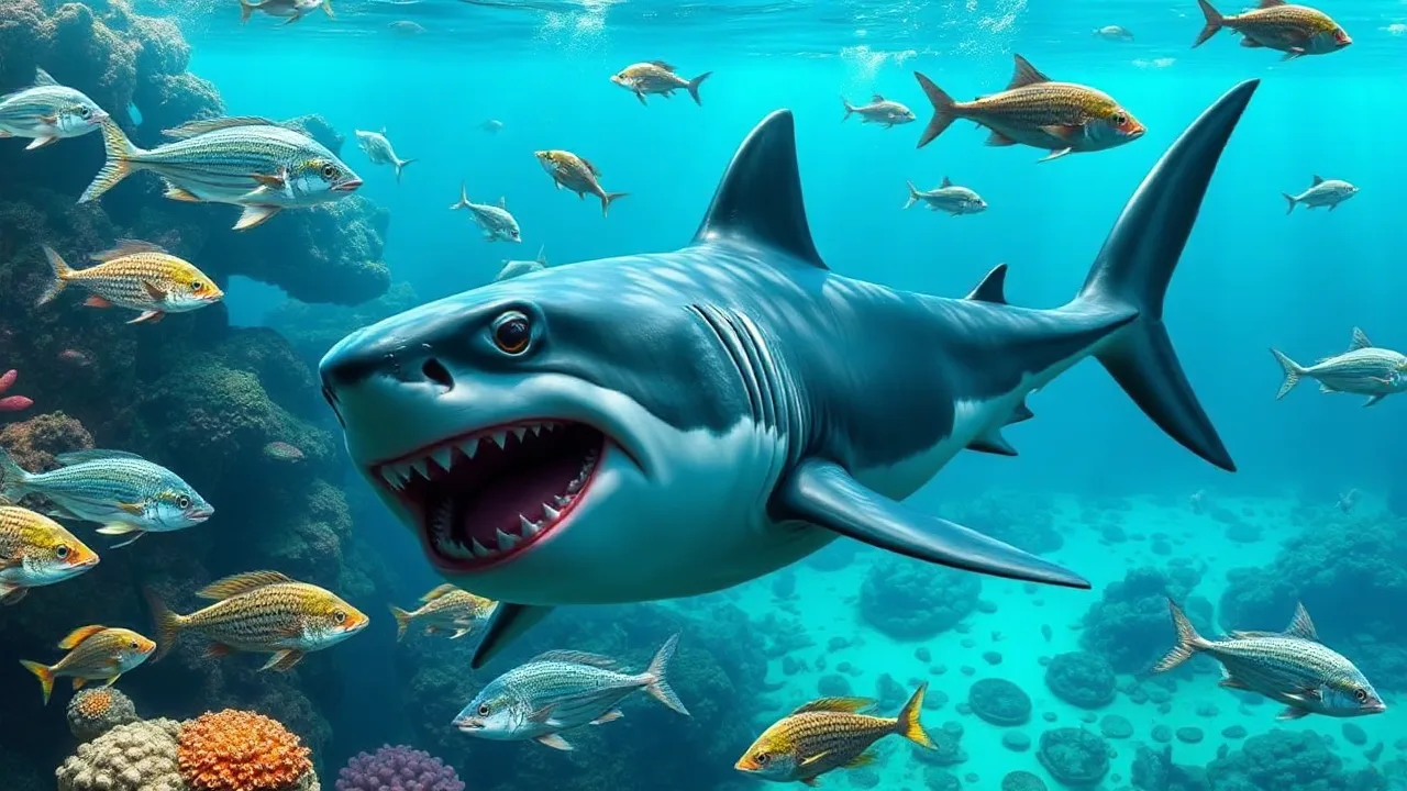 Dive into Adventure with hungry shark world online Today image