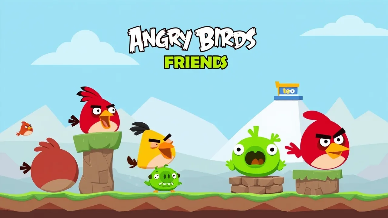 Discover Fun Challenges in angry birds friends online games browser image