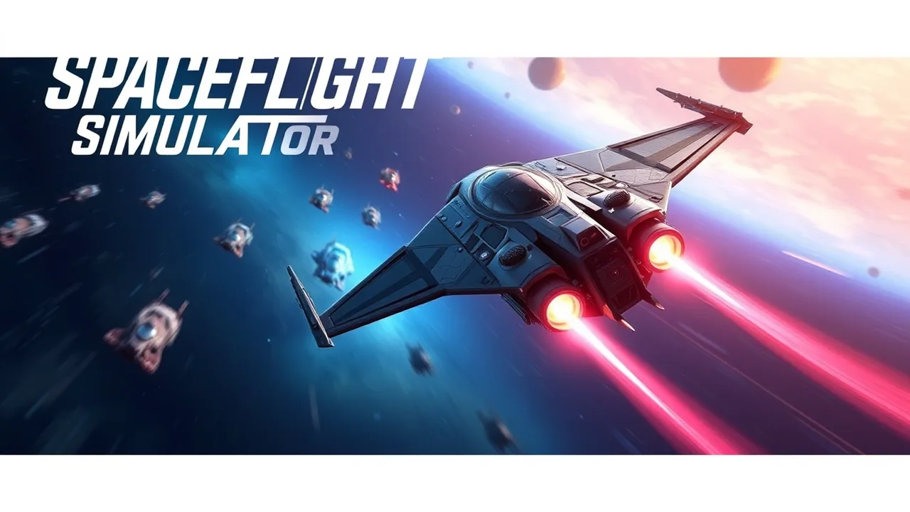 Experience Thrills in Racing with spaceflight simulator unblocked image
