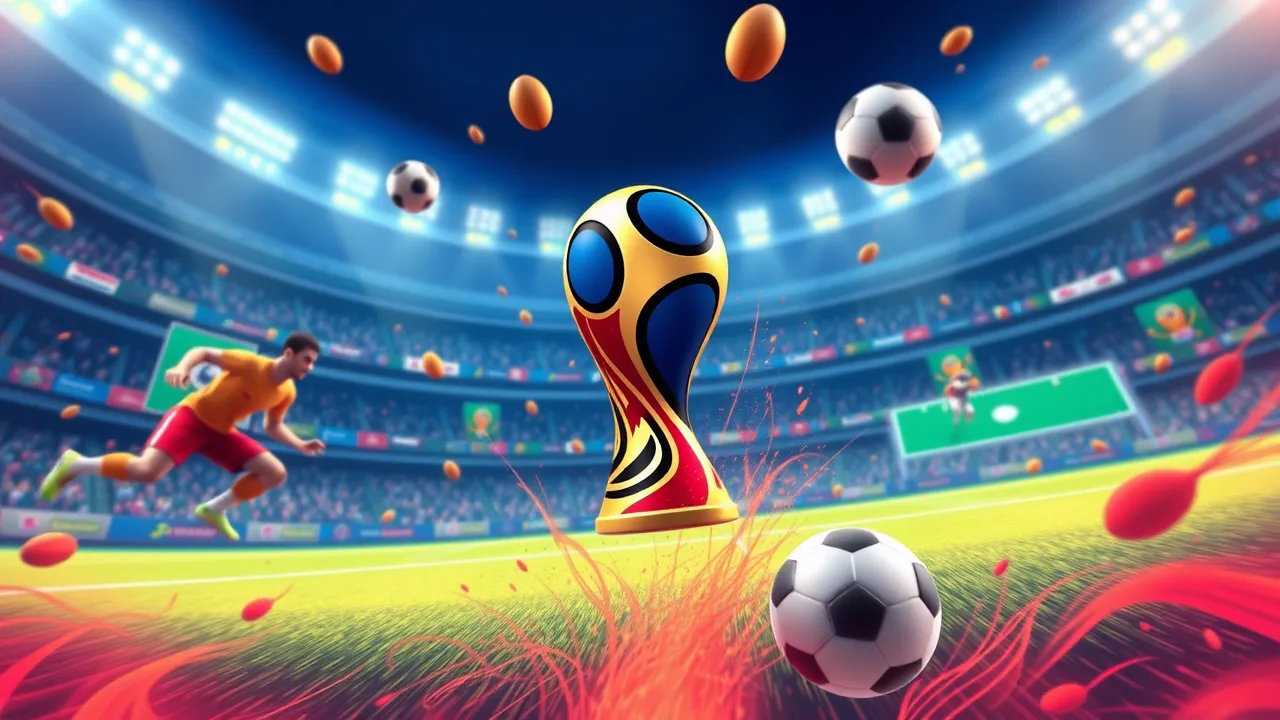 Experience the Thrill of Arcade Action in world cup image
