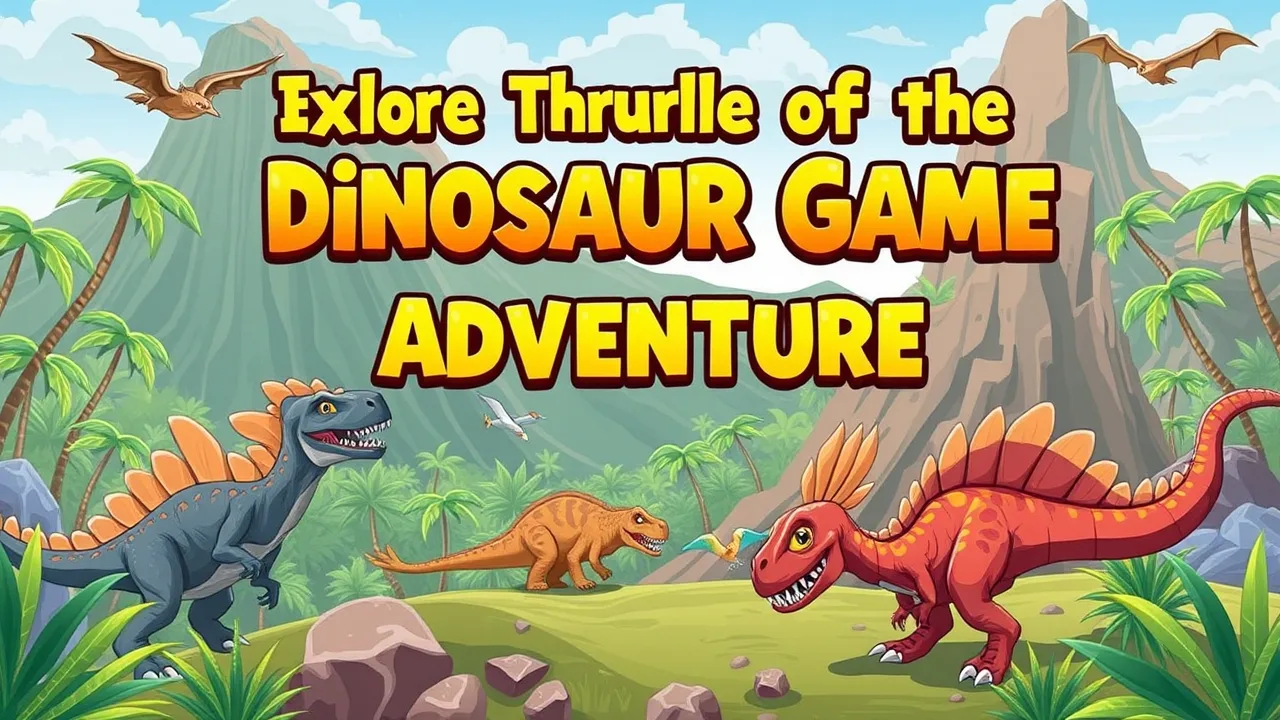 Explore the Thrills of the Dinosaur Game Adventure image
