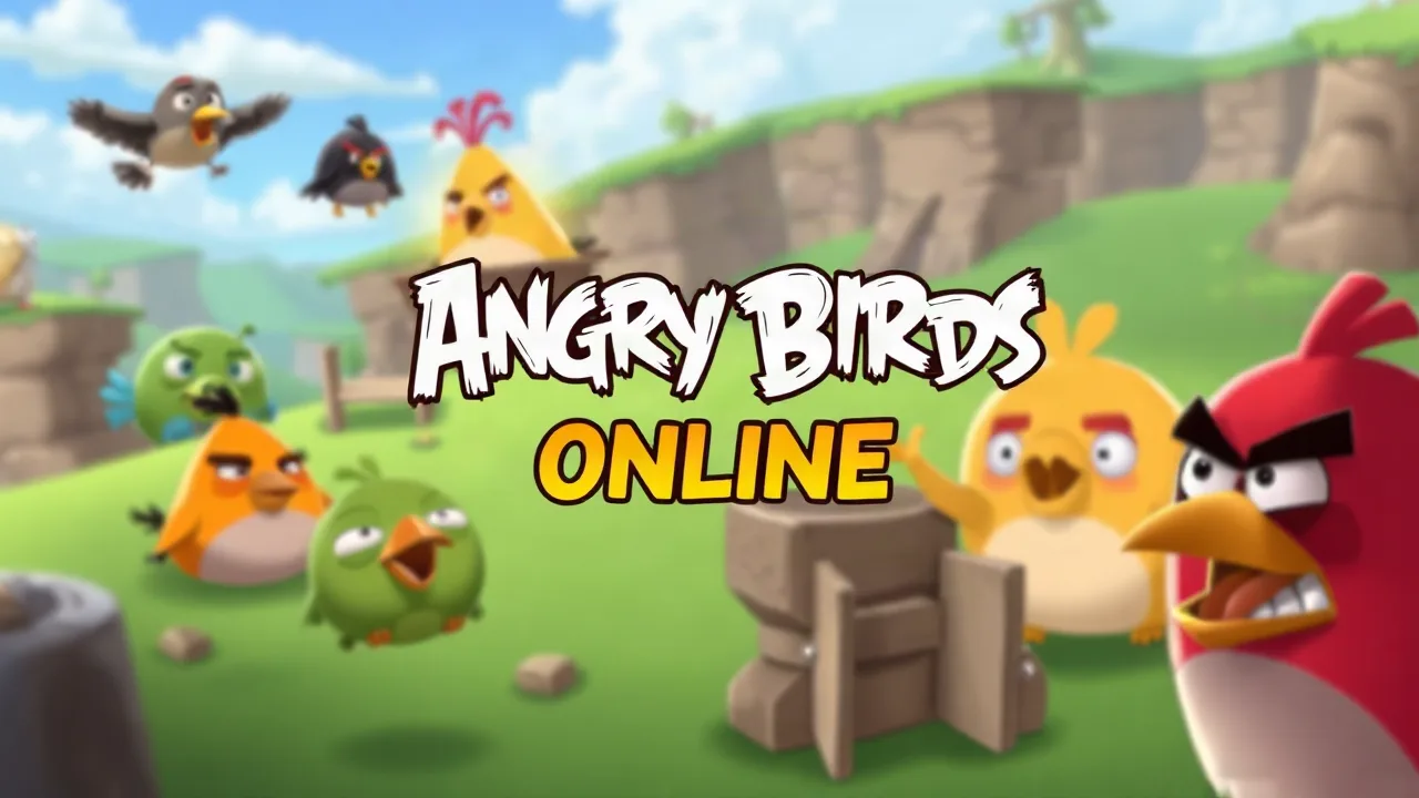Experience the Fun of angry birds online Today image