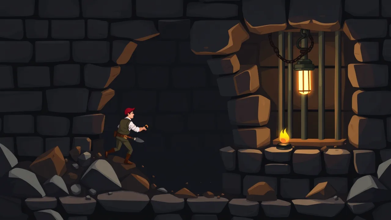 Escape the Cell: Master Your Strategy in Dig Out of Prison Unblocked image