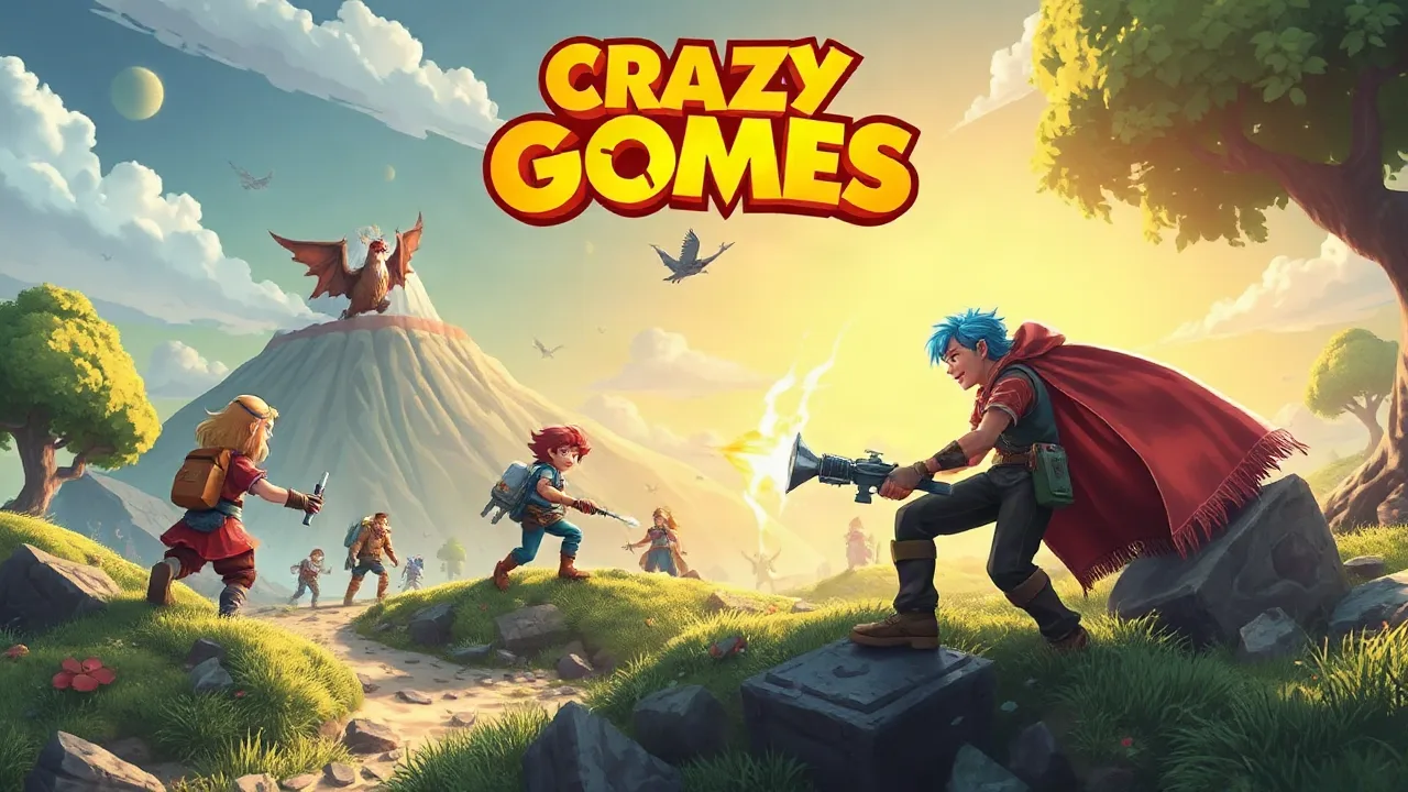 Discover Fun and Adventure at crazy games home Today image