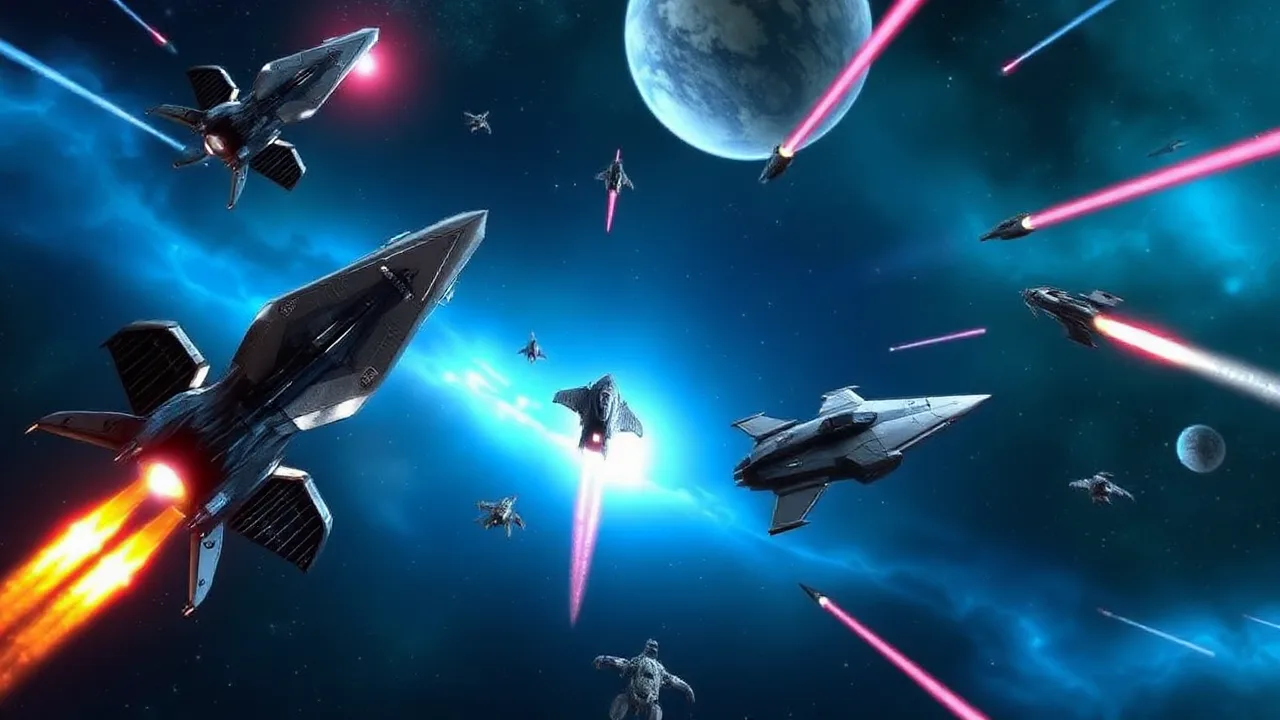 Experience the Thrill of spacefight simulator crazy games Today image