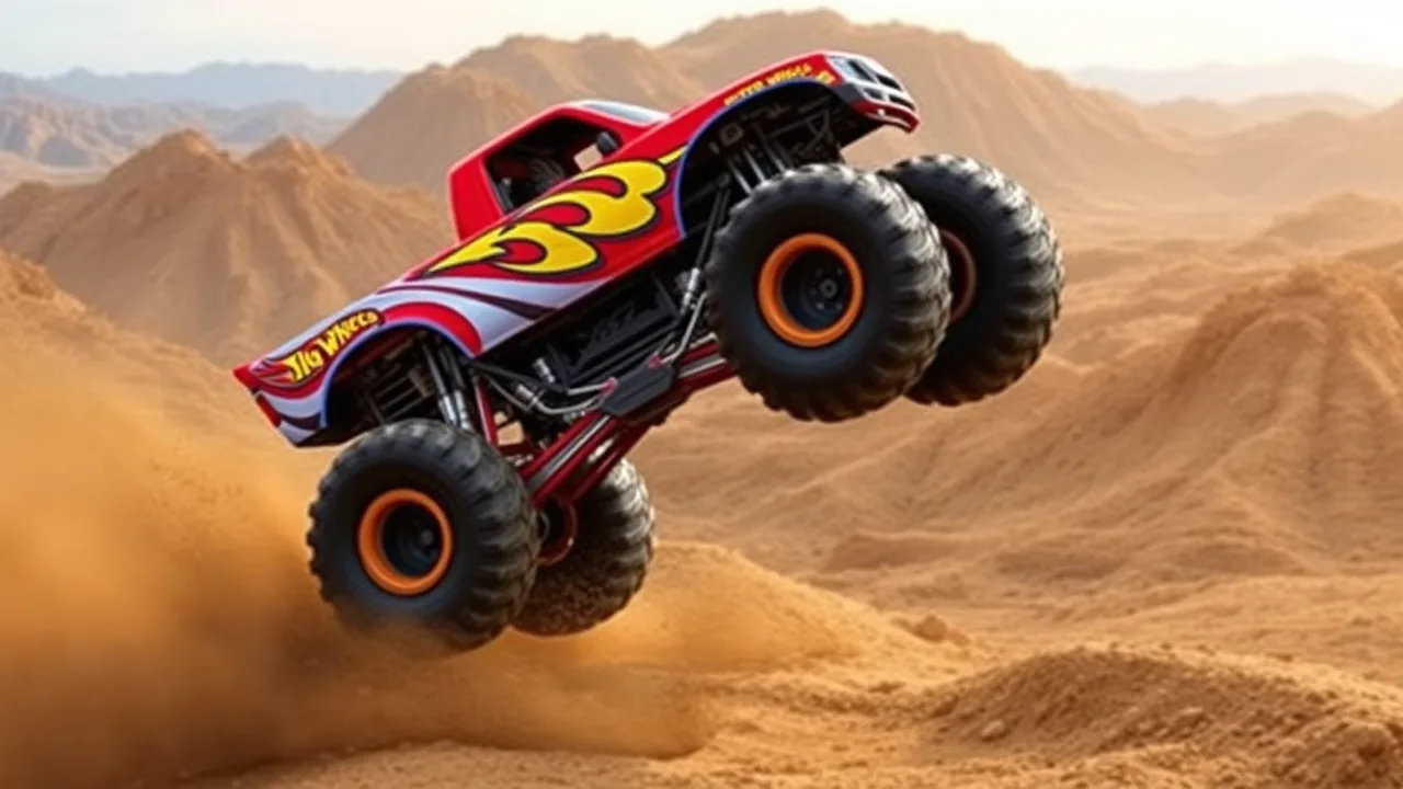 Smash Through Barriers with Monster Truck Unblocked image