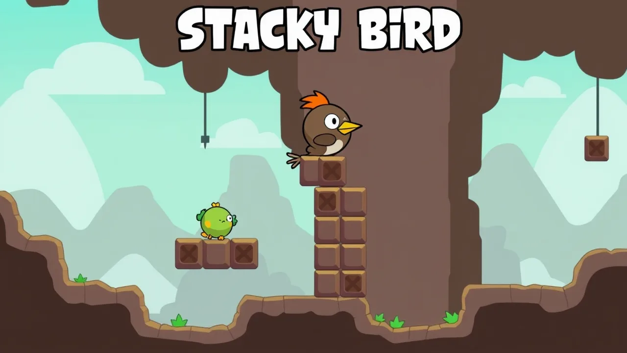 Stacky Bird guide for quick unblocked play image