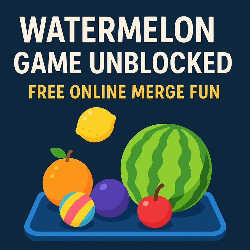 watermelon game unblocked Free Online Merge Fun image