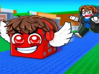 Grab the Lucky Blocks and Run from Guards image