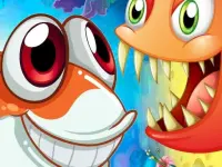Fish eats a fish image