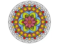 Mandala Coloring Book image