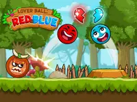 Red and Blue Ball Cupid love image