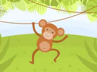 Funny Monkeys Coloring image