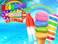 Rainbow Ice Cream And Popsicles image