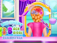 Mia Swept-Back Bridal Hairstyle image