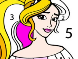 Colour Princesses Princess Color Number | CrazyGamesOnline