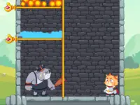 Cats and gold coins image