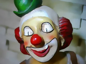 Funny Clown Jigsaw image