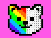 Pixel Art - Color by Numbers image