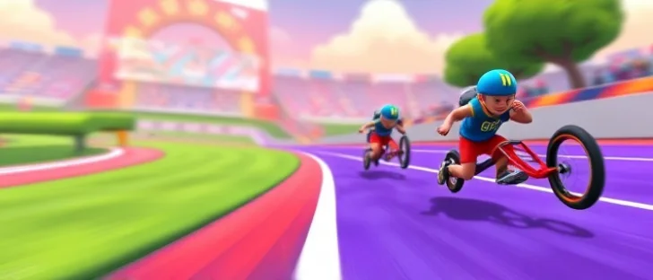 100 Meter Race Game image