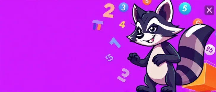 Cool Math Racoon Retail image
