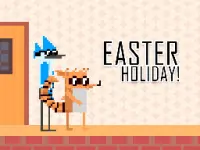 Mordecai and Rigby Easter